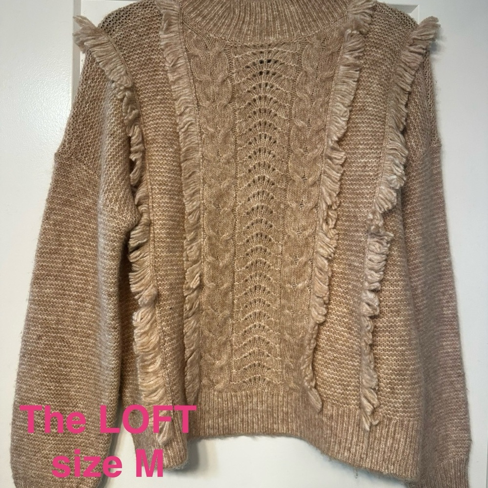 LOFT Women's Tan Sweater